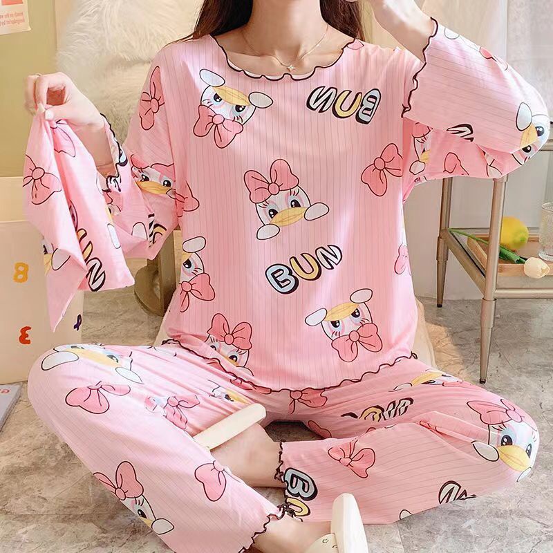 Baju Tidur Import Wanita Murah Piyama Import Wanita Motif Terbaru Jumbo LD120-150