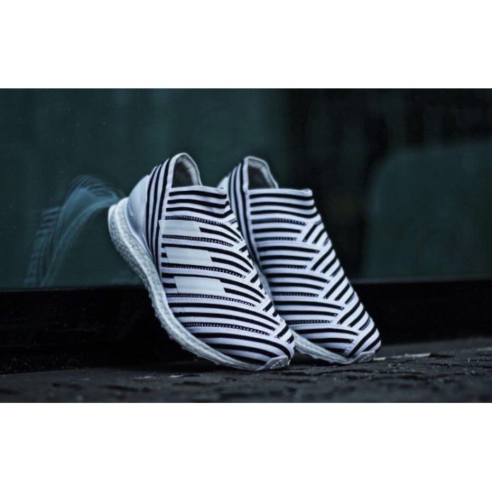 SEPATU SNEAKERS ADIDAS ULTRABOOST NEMEZIZ ZEBRA WHITE BLACK PUTIH HITAM PREMIUM ORIGINAL