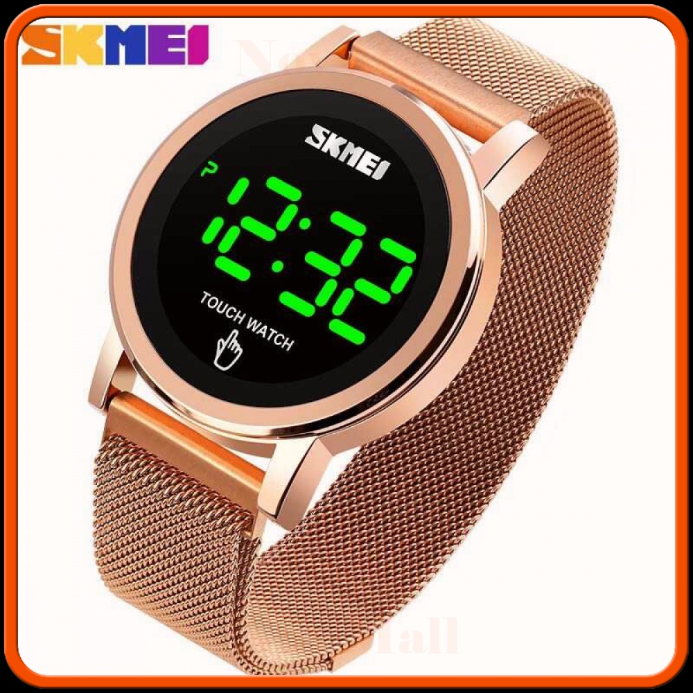 SKMEI Jam Tangan Digital Pria Strap Stainless Steel - 1668