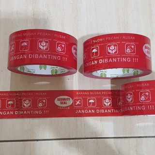 

Lakban Fragile Serbaguna 48 mm x 90 yard 1 pcs Tebal Berkualitas Bisa COD