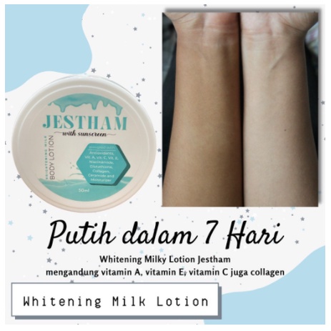 Lotion Pemutih Jestham BIG Super Dosting Pemutih ,Super Cepat Memutihkan dalam 7 Hari