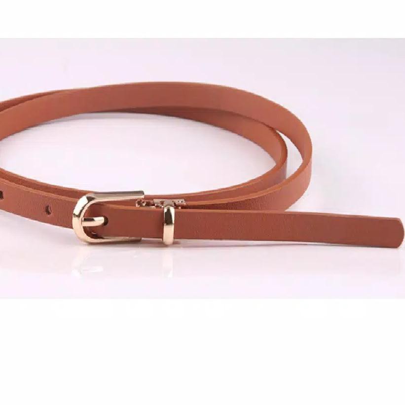 REAL PICT ~ Sabuk Belt Korea Wanita | Cantik Minimalis | BAHAN KULIT PU B70 | Shopee COD aksesoris