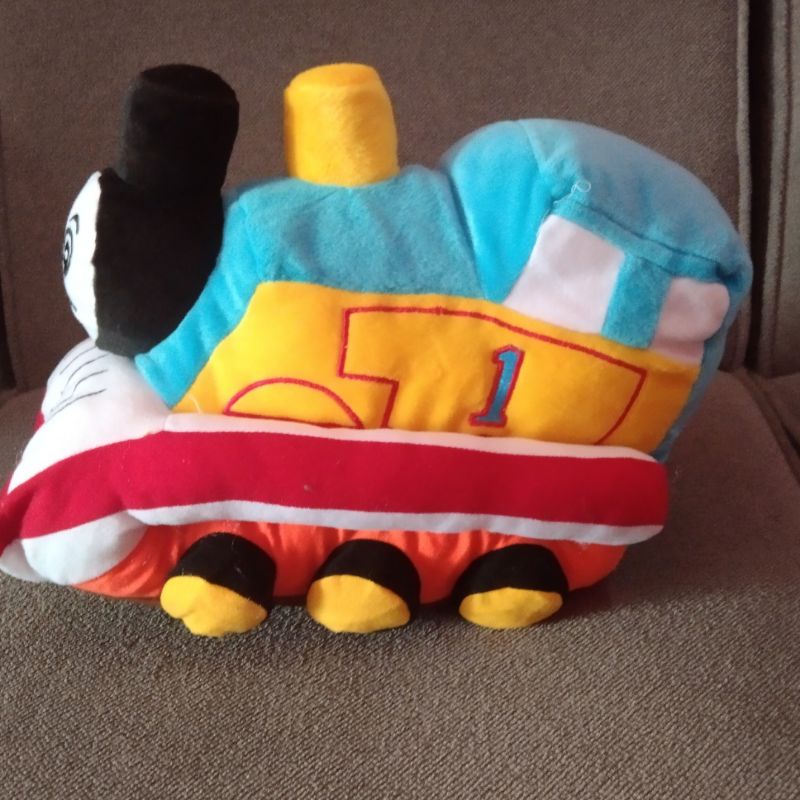 BONEKA KERETA THOMAS OTOMOTIF KARAKTER KARTUN MAINAN ANAK KADO SOUVENIR HIASAN MOBIL BANTAL GULING-5