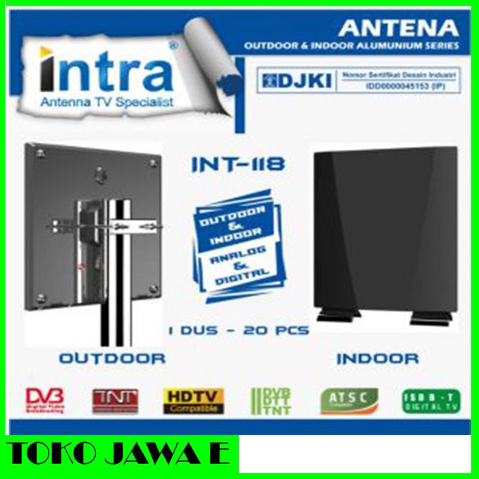ANTENA DIGITAL INTRA 118/INTRA 119 - 2 Fungsi Bisa Indoor Dan Outdoor