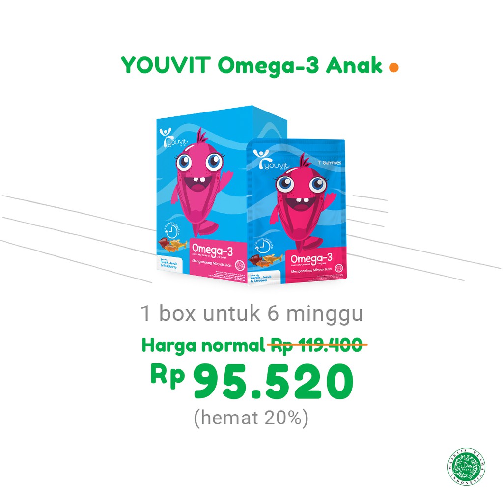 YOUVIT Omega-3 Anak Paket 1 Box
