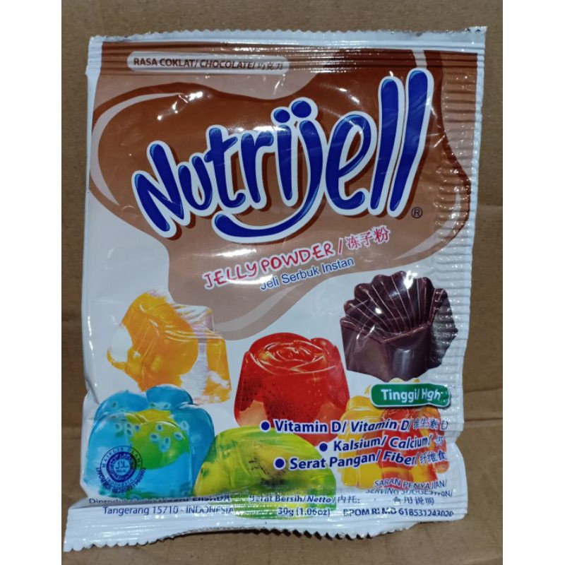 

Nutrijell Jelly Powder / Jeli Serbuk Instan Cokelat 30gr