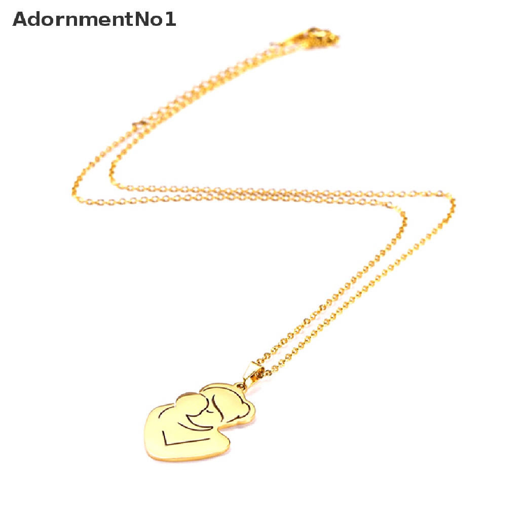 (AdornmentNo1) Kalung Rantai Stainless Steel Motif Tulisan Mother 's Day Untuk Wanita / Hadiah