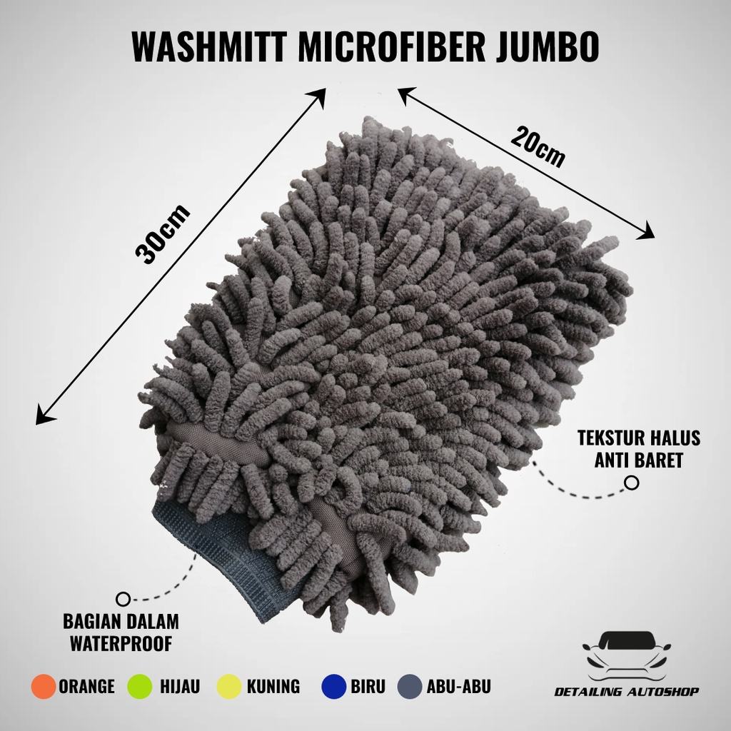 Wash Mitt Chenille Microfiber