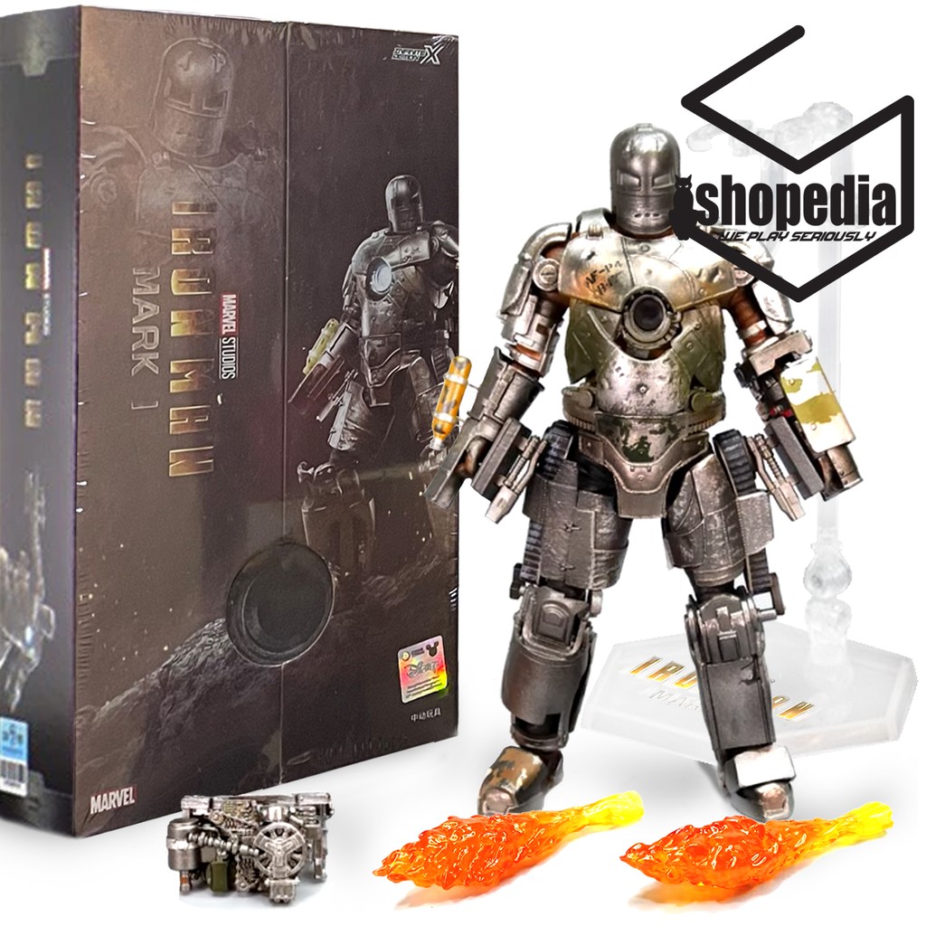 Action Figure Original ZD Toys Iron man Mark 1 2 3 4 5 6 7 MK I II III IV V VI VII Marvel Avengers D