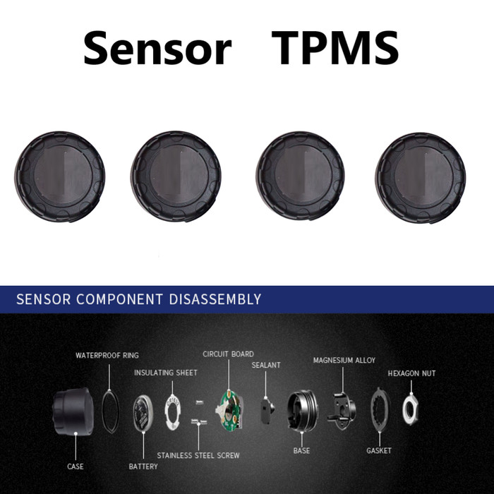 Sensor Only For Gentleman Car TPMS Ban Mobil Tambahan &amp; Cadangan