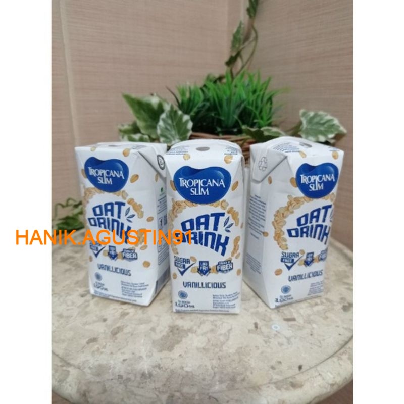 

Tropicana Slim Oat Drink 190 ml (RTD) - Minuman Oat Bebas Gula