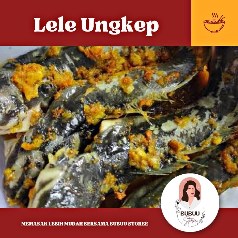 

Lele Ungkep Bumbu Kuning + Sambal