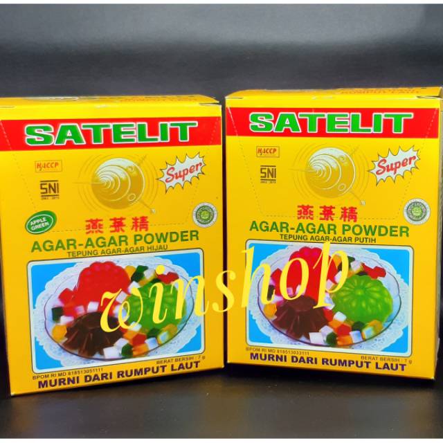 

AGAR-AGAR SATELIT SUPER (12 PCS)