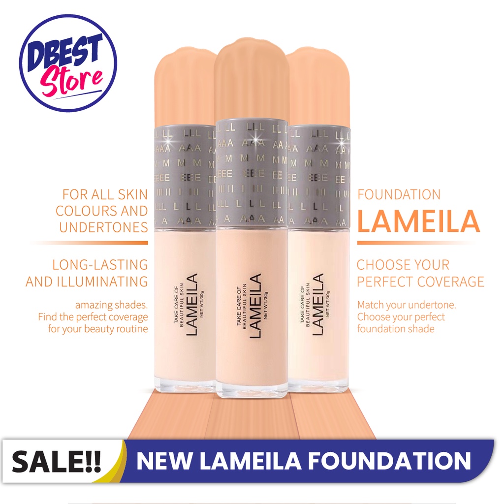 LAMEILA FOUNDATION TAKE CARE MAKEUP PEMUTIH WAJAH