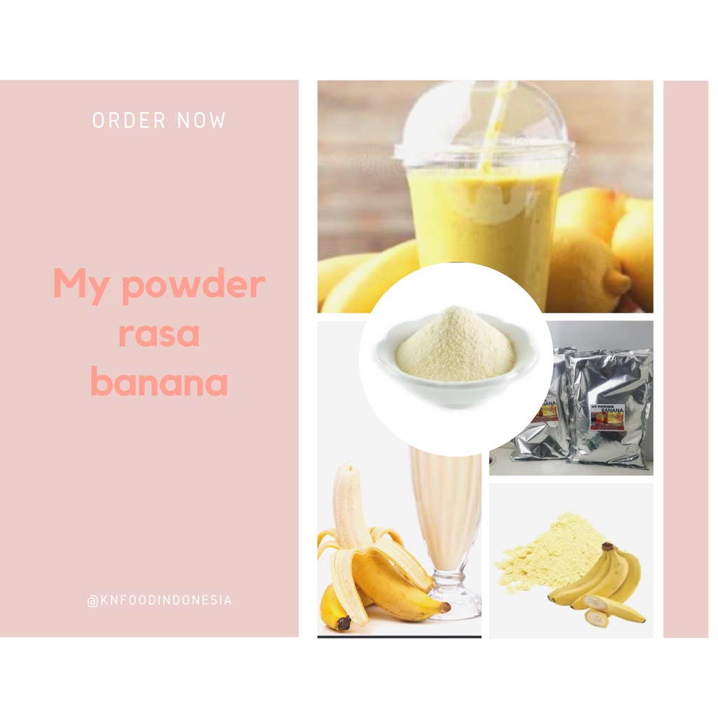 

POWDER BANANA SPECIAL 1 KG - BUBUK MINUMAN RASA PISANG