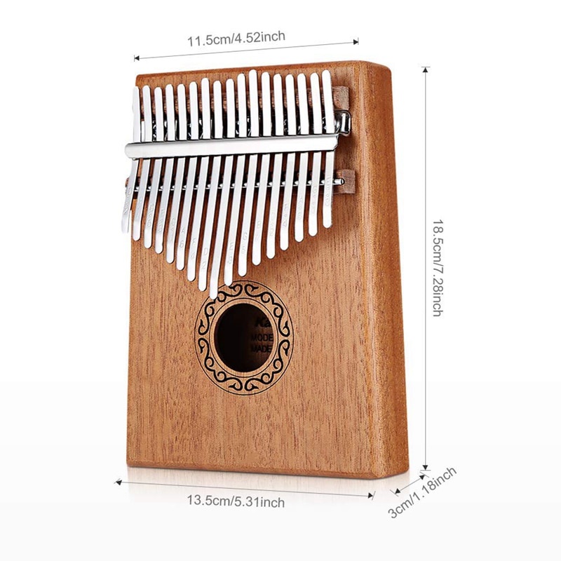 Cega Kalimba Thumb Piano Musical Toys 17 Note Sound - 17UP - Wooden