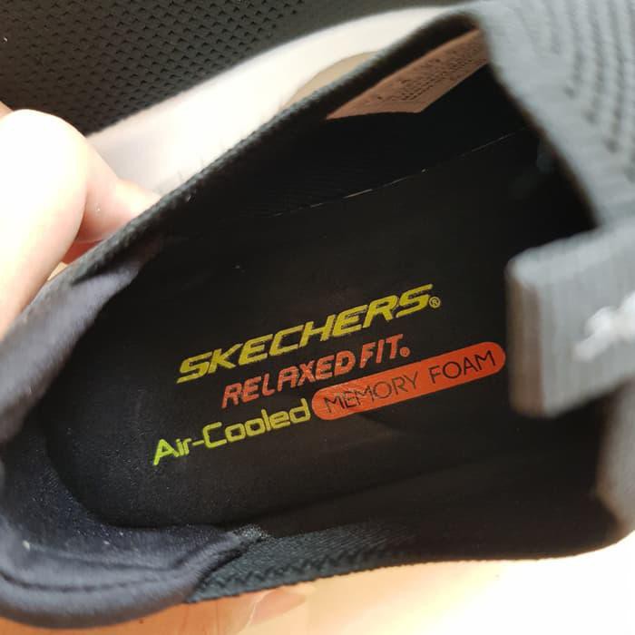Sepatu Original Skechers Elite Flex Woman - Black White