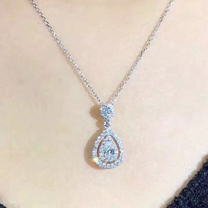 Kalung Wanita Model Manis Silver 925