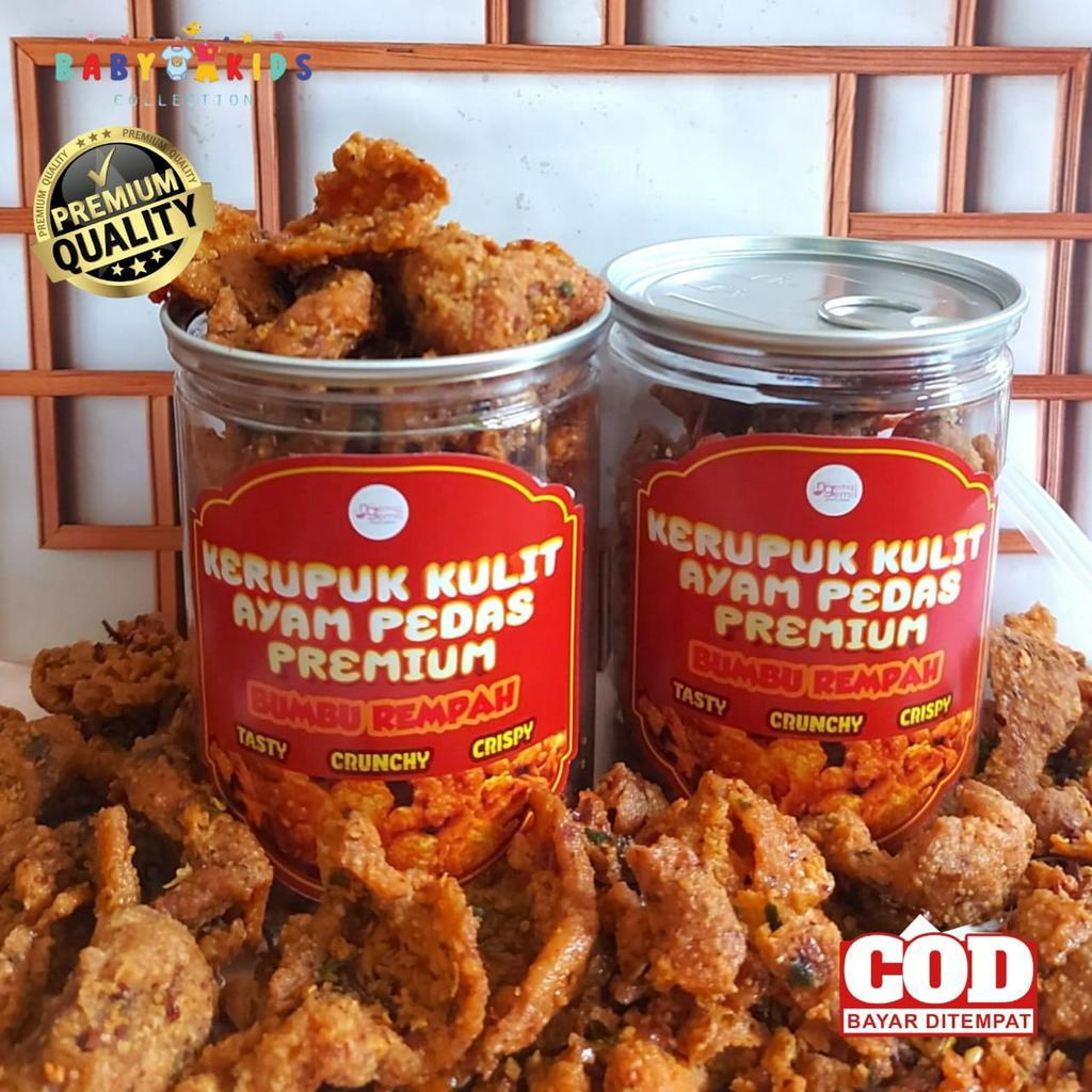 

Can Kerupuk Kulit Ayam Krispy Pedas Bumbu Rempah Krupuk Kulit Ayam Crispy Kualitas Premium