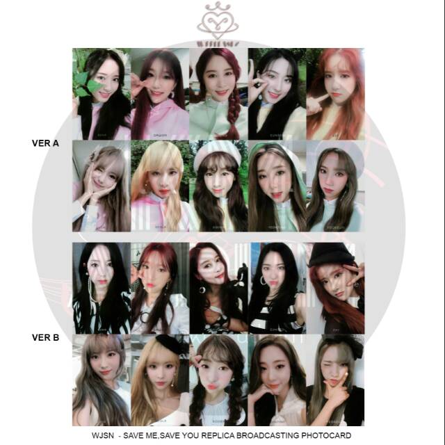 [ SET ] WJSN - SAVE ME SAVE YOU ALBUM REPLICA BROADCASTING PHOTOCARD
