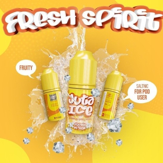 Juta Juice Ice Fresh Spirit 30ML By RSR BREW X VAPEBOSS AUTHENTIC
