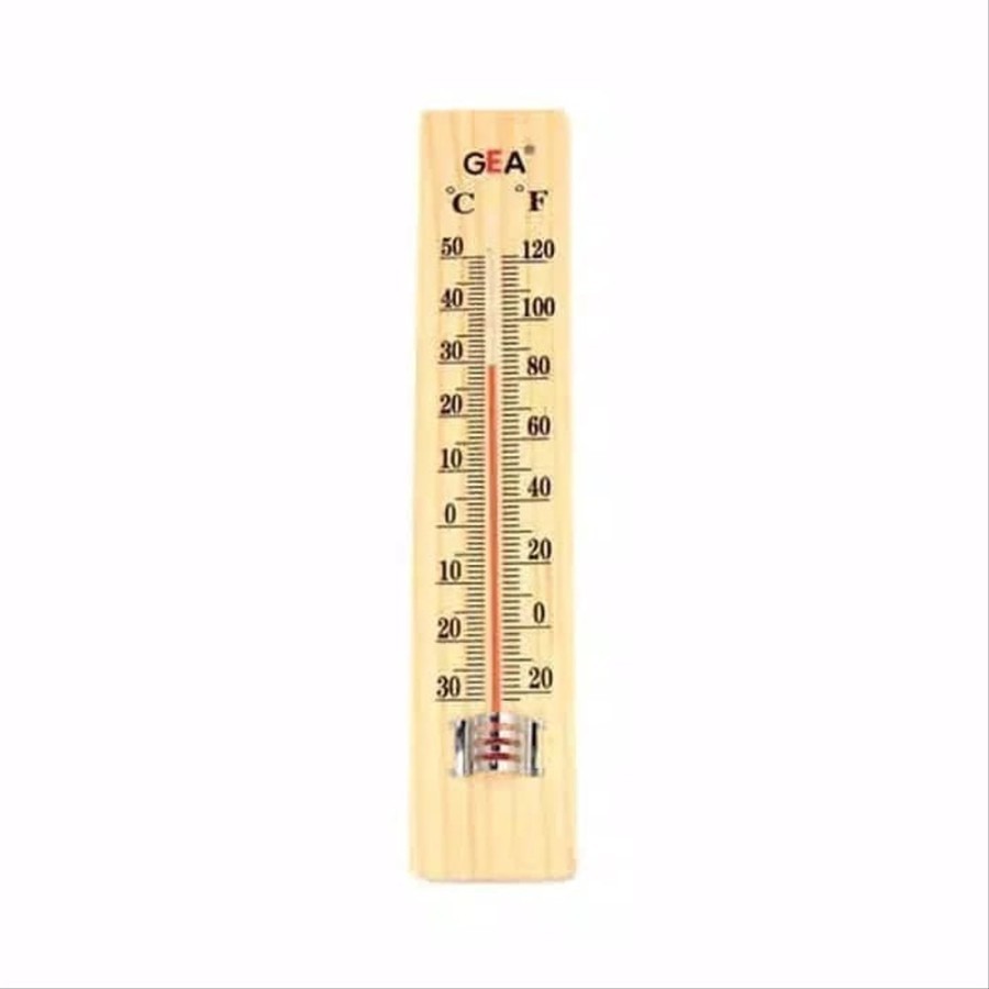 Gea | Termometer Ruangan Kayu | Wooden Thermometer | Thermometer Ruangan