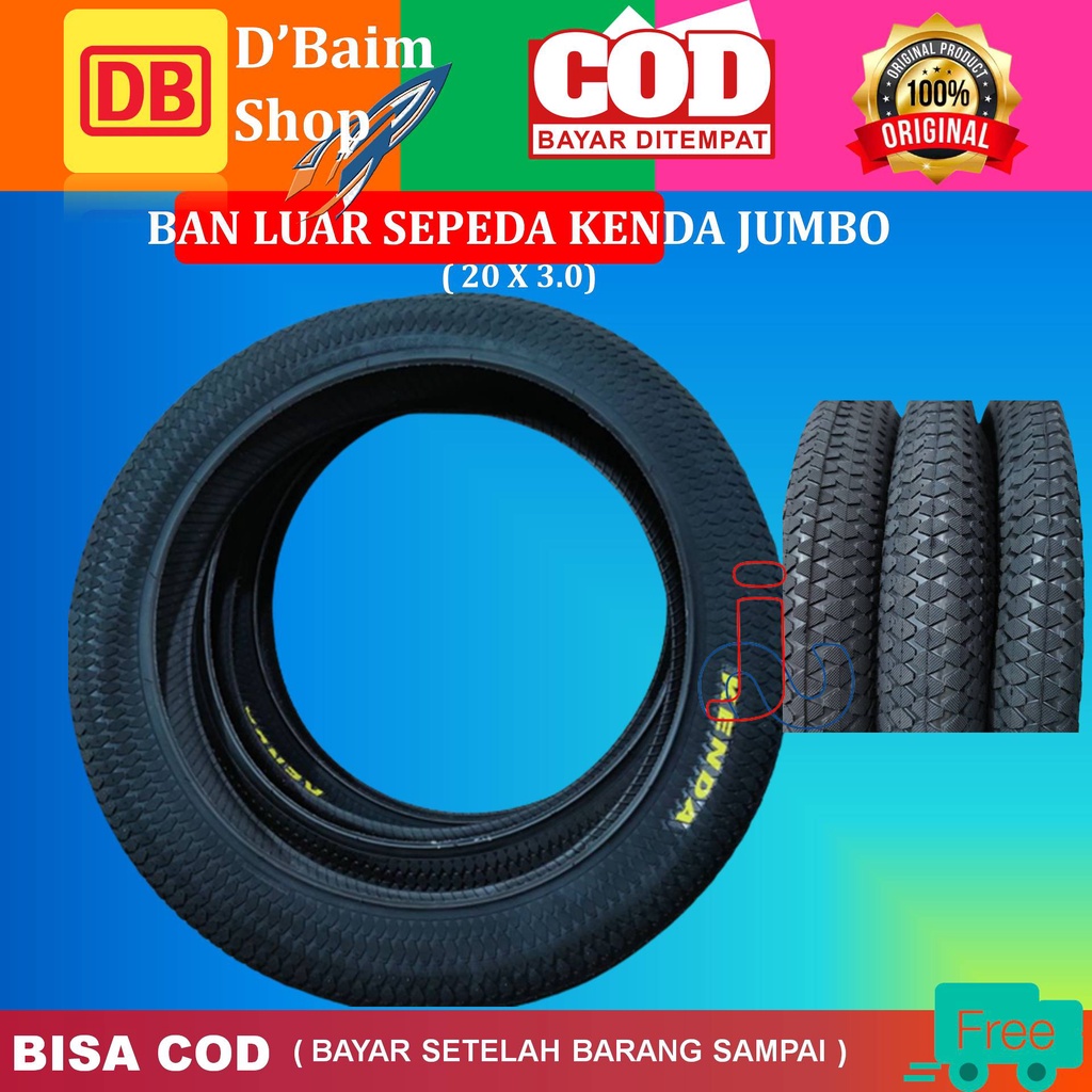 Ban Luar Sepeda BMX Jumbo ( 20 x 3.0 ) Ban Luar Sepeda Besar