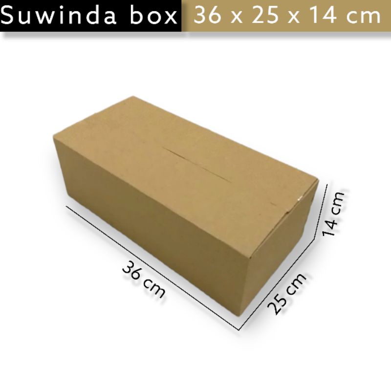 

kardus uk.36x25x14 cm box/karton untuk packing dll ST