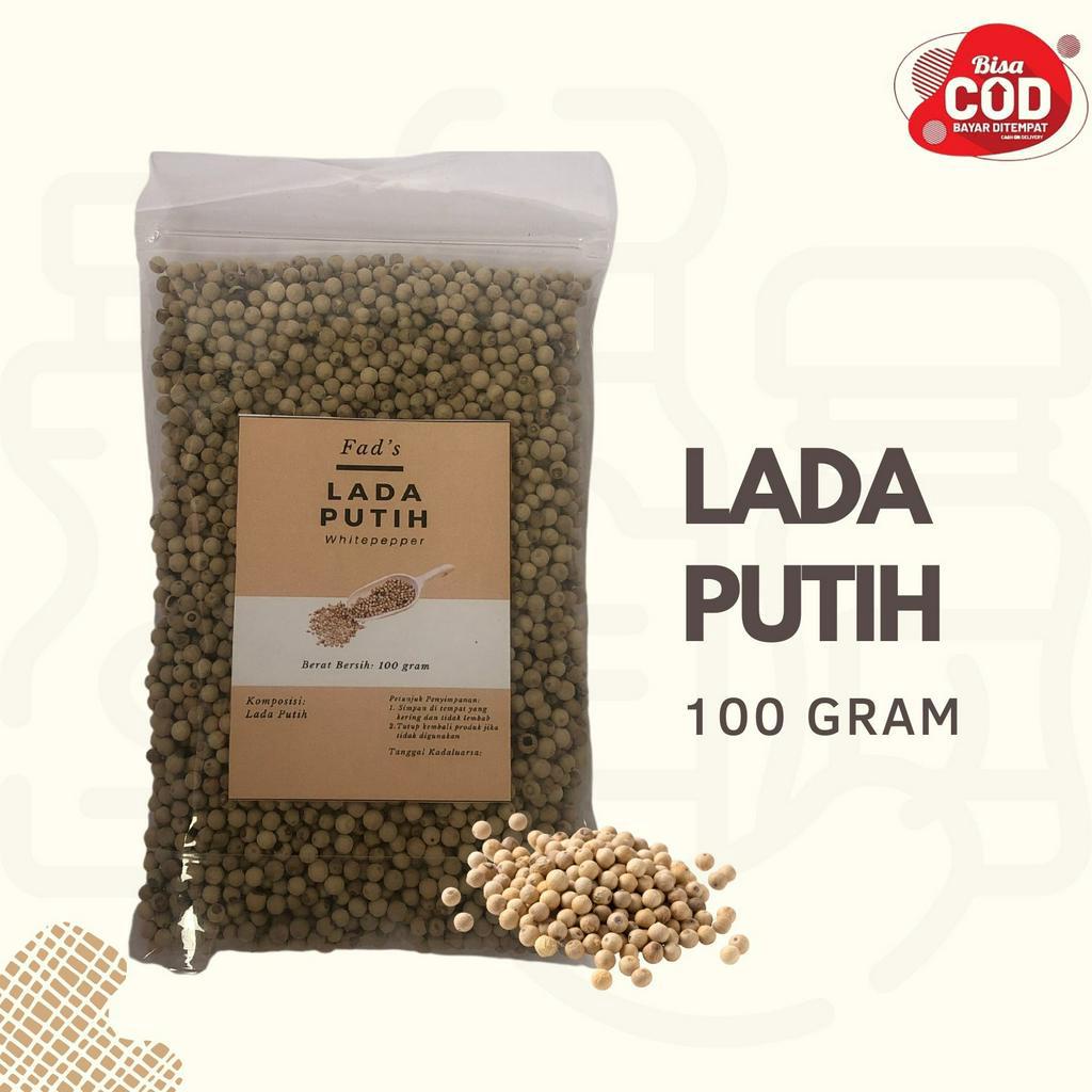 Fad's Bumbu Dapur Bubuk Lada Hitam Bubuk 50gr - Lada Putih Bubuk 50gr - Lada Hitam Biji 100gr - Lada Putih Biji 100gr