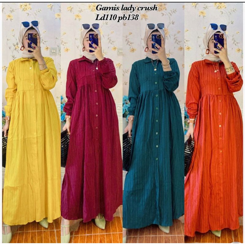 Gamis lady crush wanita