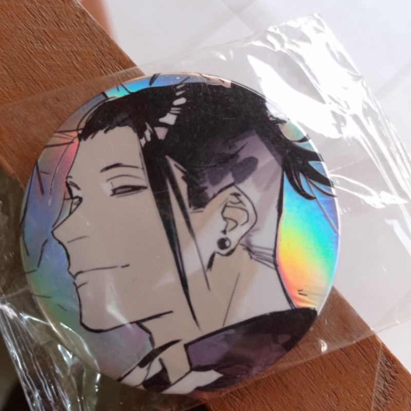 holo badge geto jujutsu kaisen by susten