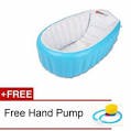 SHENAR-HOME BABY BATH TUB  BLUE ( FREE POMPA )