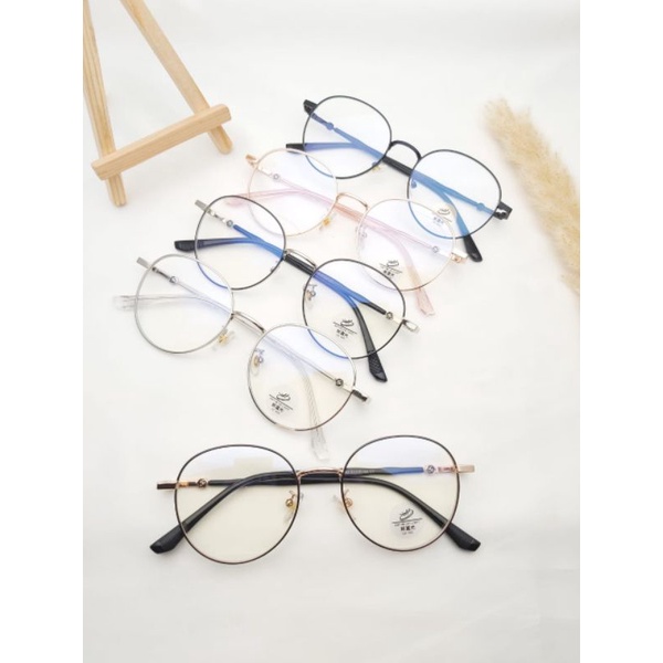Frame Kacamata bulat | kacamata wanita | kacamata Beluray | kacamata photocromic | Kacamata minus | 