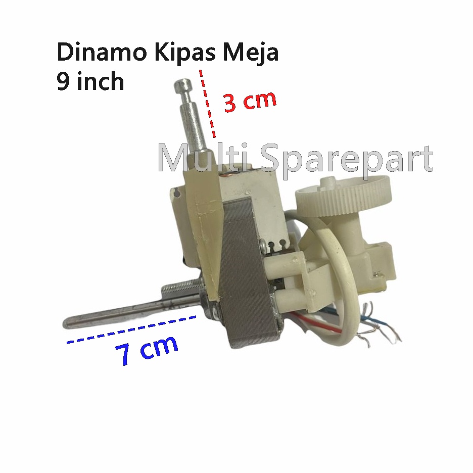 Dinamo Kipas Angin Meja 9 INCH Desk Fan Umum 4 KABEL