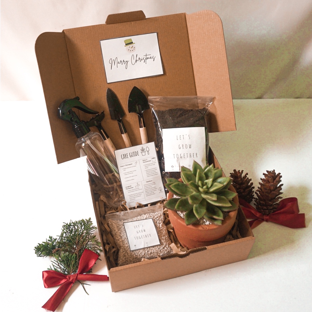 

HAMPERS NATAL 2023/ Christmas Hampers / Christmas Gift / Self Planting Kit / Kado Natal / Hadiah Natal /Hampers Christmas