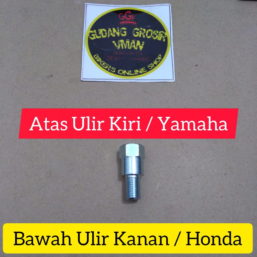 Sambungan Spion Adaptor Spion Peninggi Spion Kiri Ke Kanan Drat 14