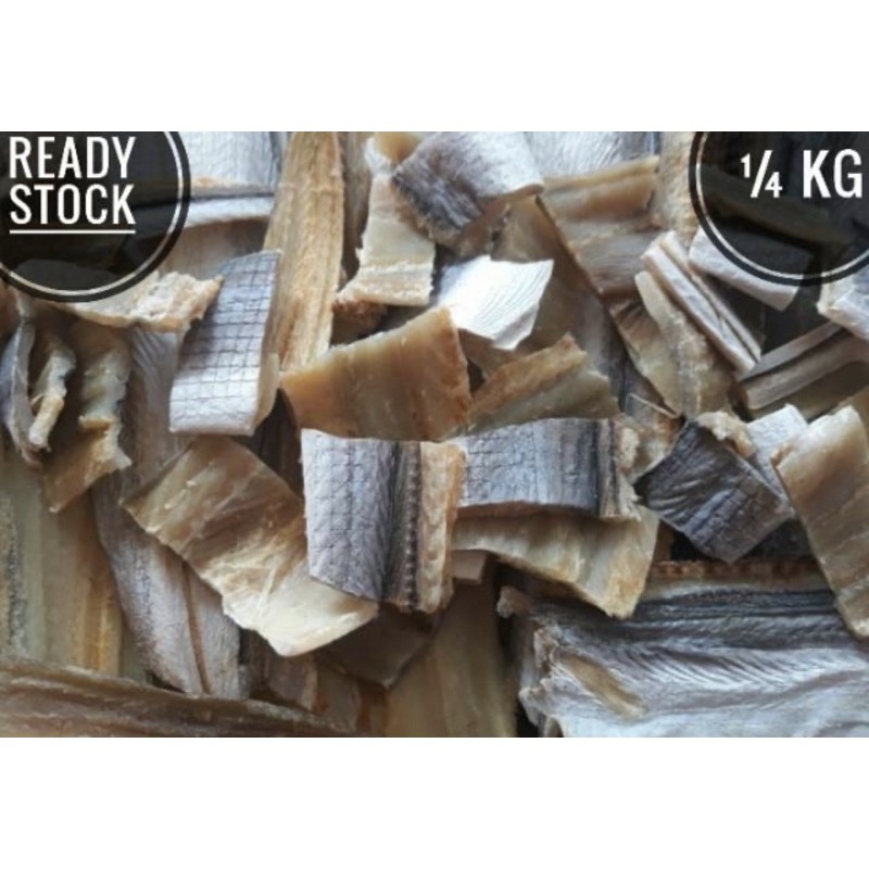 

Ikan Asin SENANGIN / KURO KECIL REBUS 250 gr asli bagan