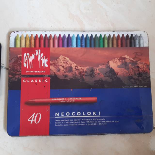 

Krayon Carand'Ache (40) + Crayon Holder (BEKAS)