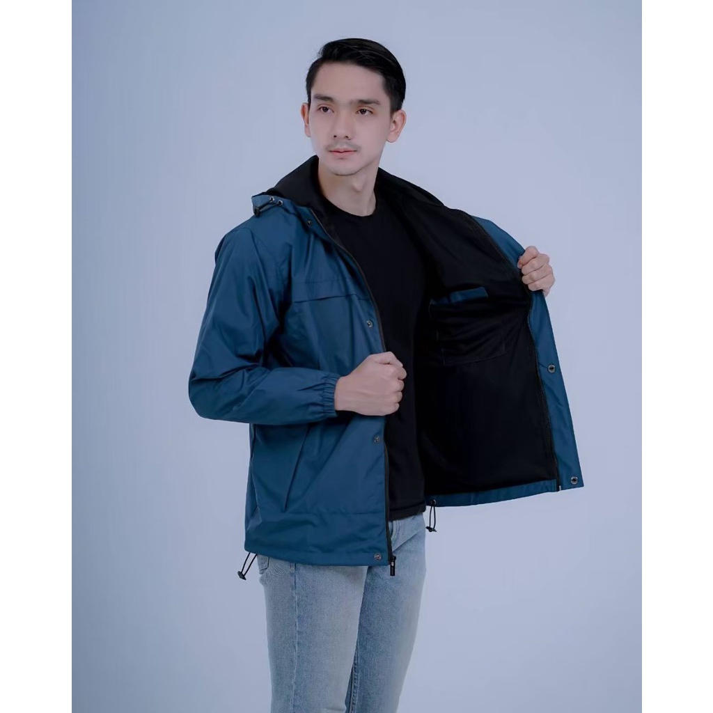 Jaket Pria Keren Anti Air Model Jepang Terbaru Original The Bojiel / Jaket Parasut Pria Waterproof WindProof / Jaket Outdoor