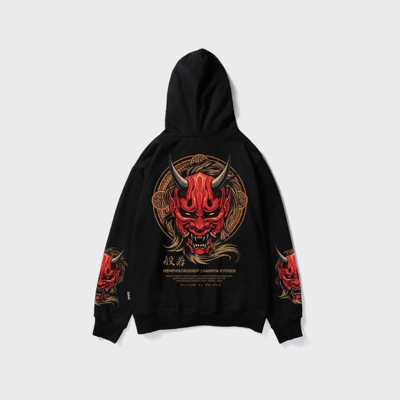 HOODIE FULL OVER MEMPHIS ORIGINS HAYABUSA HANNYA KYOGEN V2