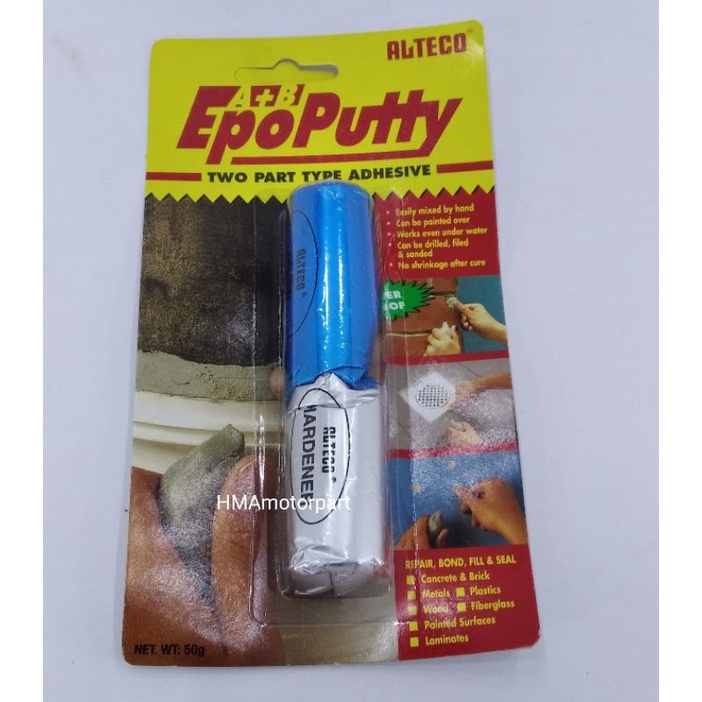 

lem porting epo putty 50gr biasa digunakan mengelem hisapan rotary vespa