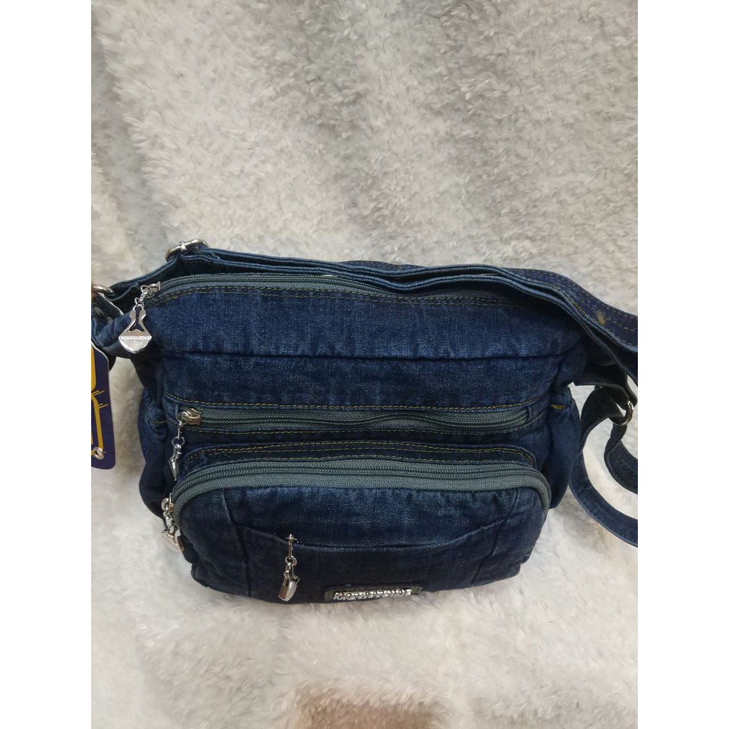 TAS SELEMPANG GAUL ORIGINAL JEANS MADELEINE 634. DARENA BAGS BANDUNG.