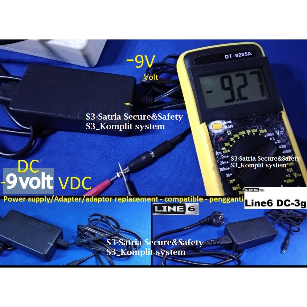 Power supply adaptor DC9v Line6 DC3g 9V Line 6 POD HD500 HD300 HD400 DC 9 V Vol volt