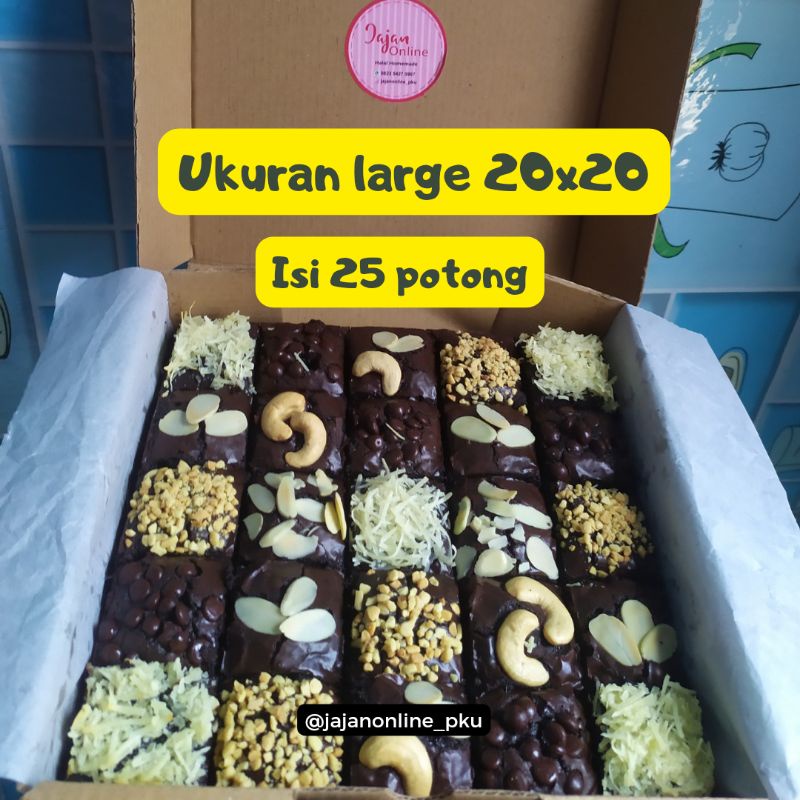 

Fudgy Brownies Sekat berat 900 g