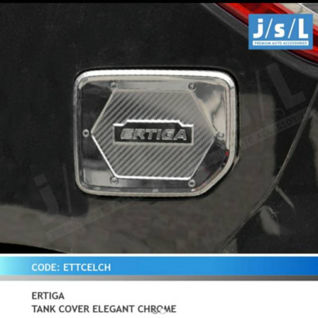 Tank cover/ tutup tangki mobil Ertiga model elegant chrome jsl