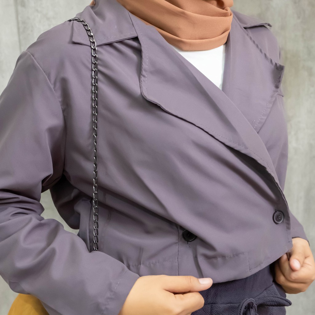 At1608 Oriana Basic Crop Blazer/Blazer polos by Aira
