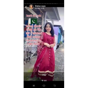 baju dress india kurti set rok preloved