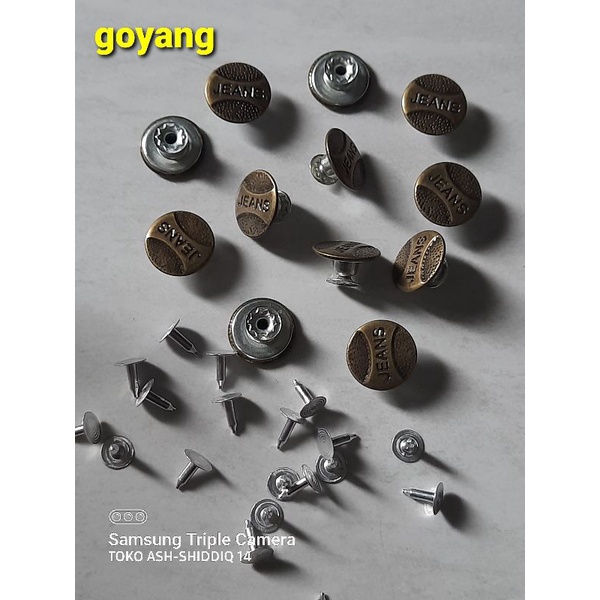 kancing celana jeans goyang dan tidak goyang