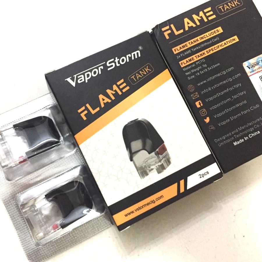 VAPOR STORM FLAME REPLACEMENT CARTRIDGE - CARTRIDGE FLAME POD KIT