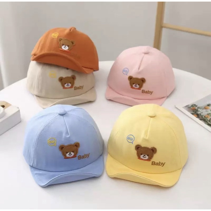 7-20 bulan Topi Baseball Anak Laki laki Perempuan Bayi Balita Import Model Go Baby  / Baby Kid Boy Girl Baseball Hat Cap